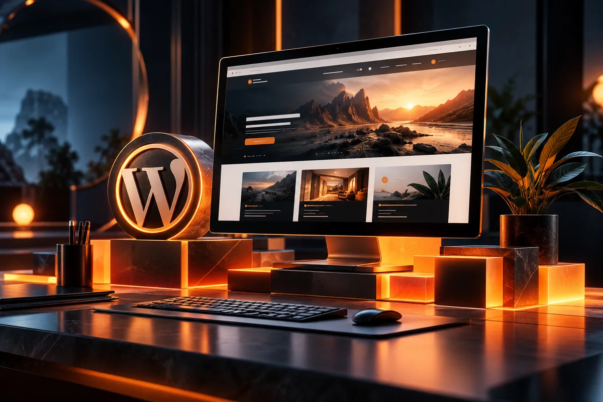 Site WordPress et modules de conception dans un atelier numérique