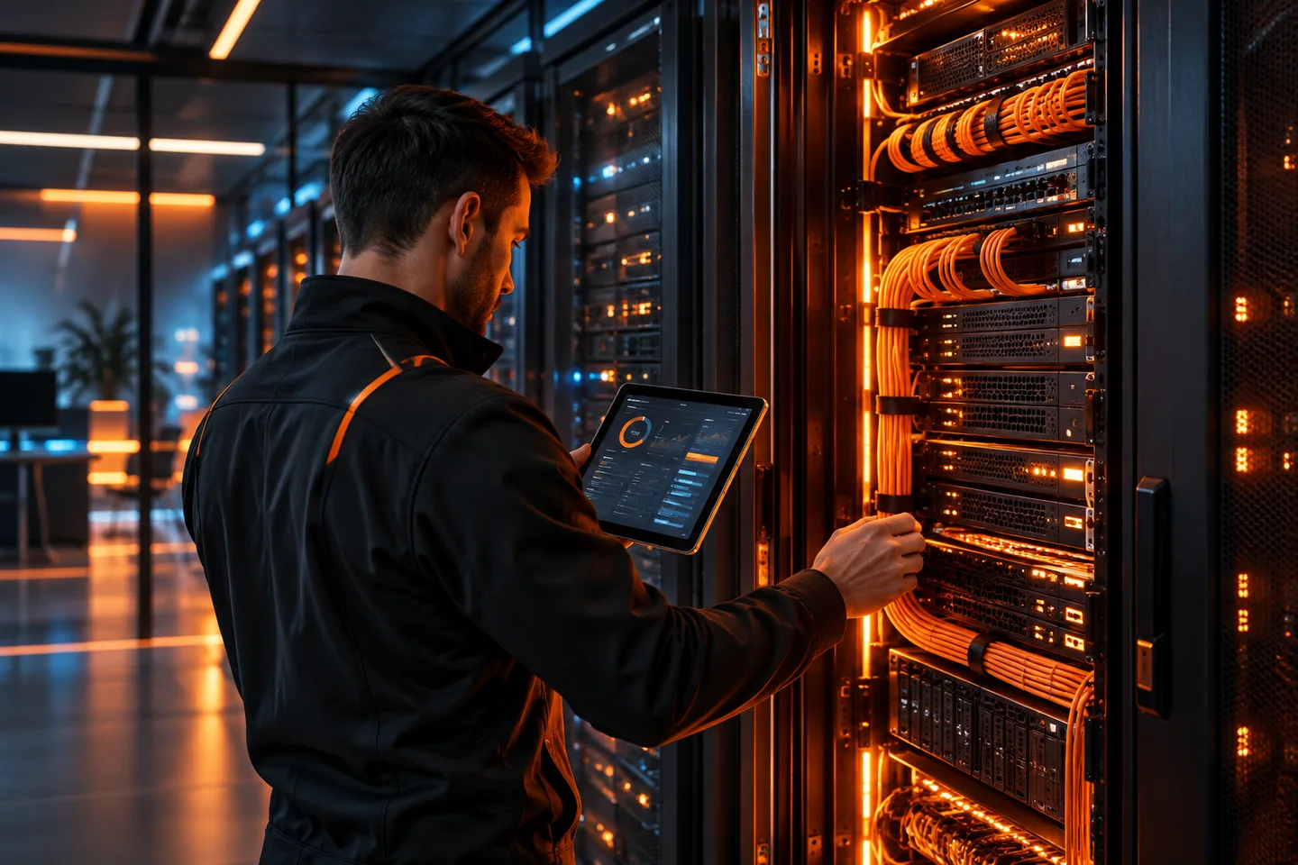 Administration d’une armoire de serveurs et de son infrastructure d’hébergement