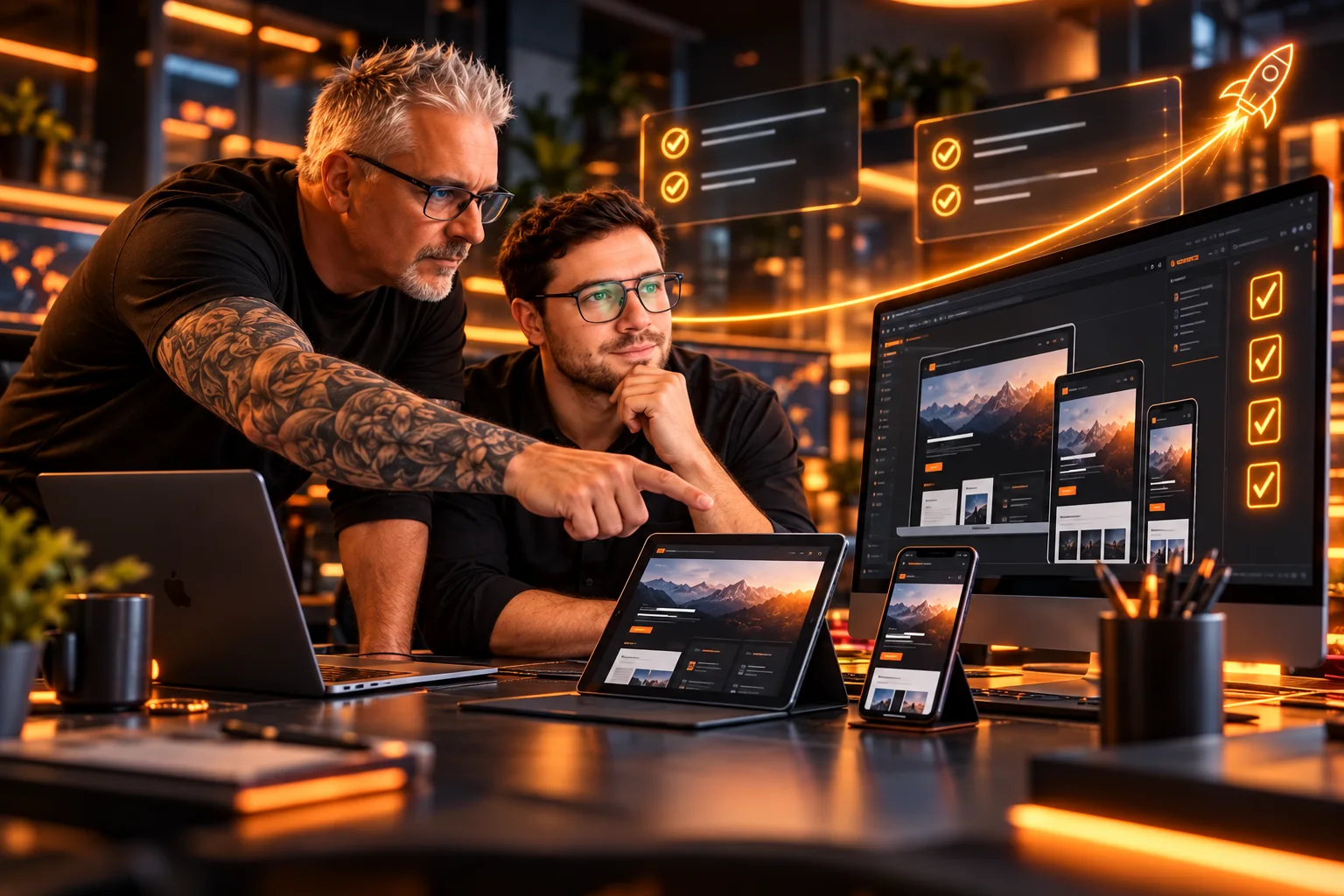 Vérifications d’un site sur plusieurs appareils avant la mise en ligne