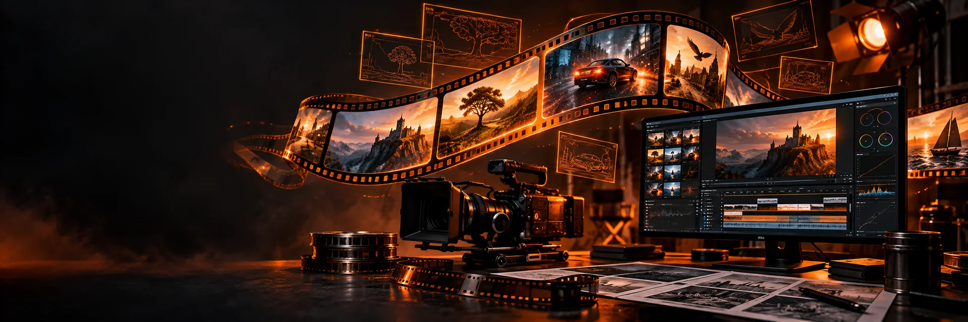Atelier de création des univers visuels et vidéos Arkhame