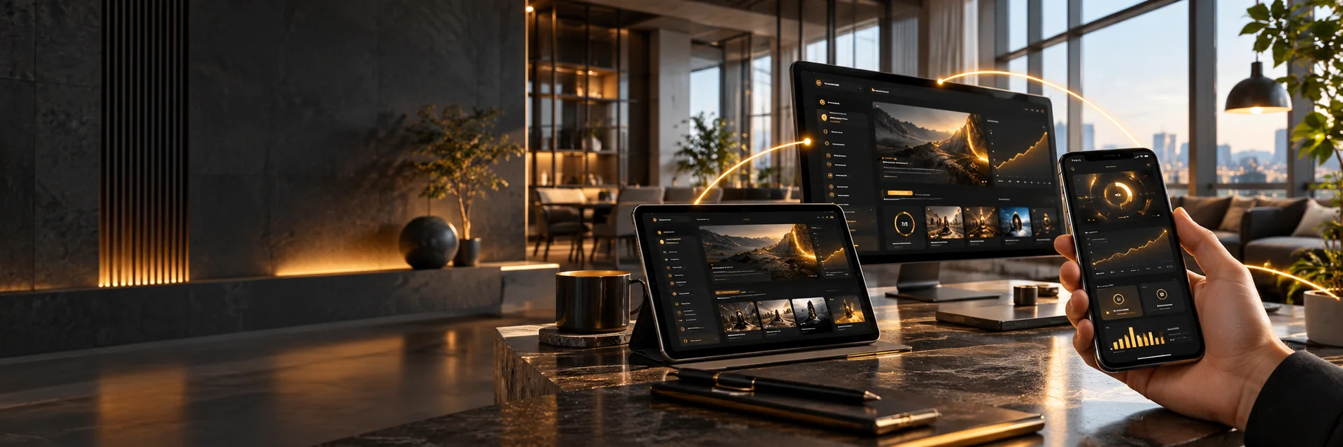 Application web synchronisée entre téléphone, tablette et ordinateur