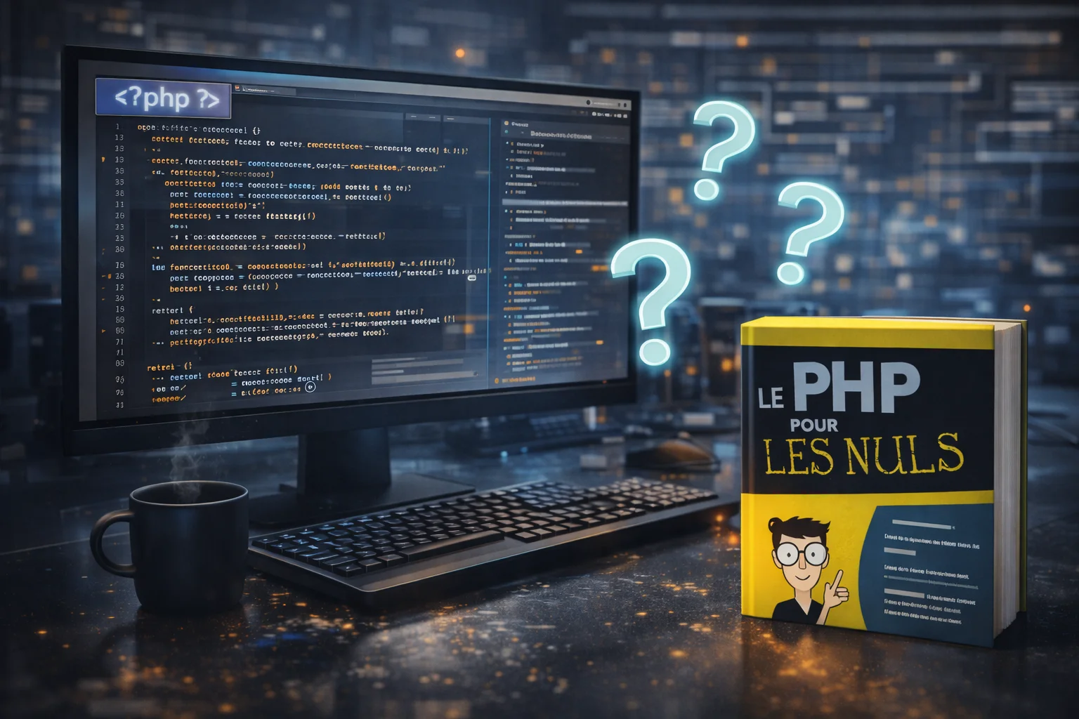 PHP workspace with puzzles