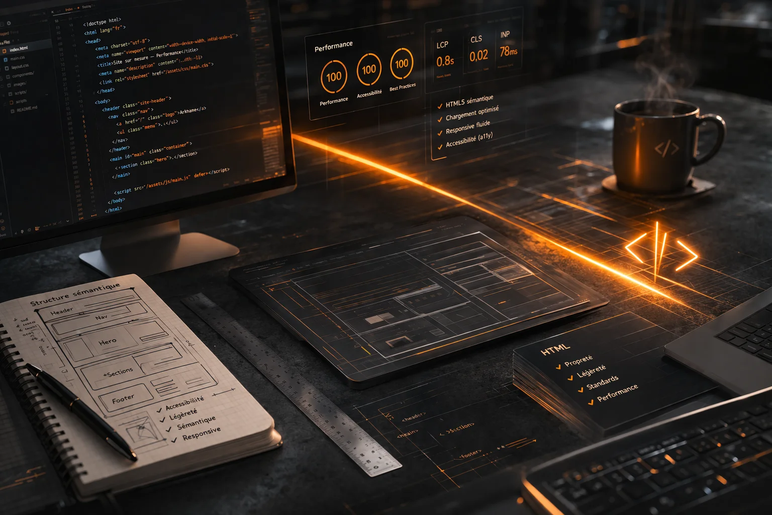 conception site web moderne