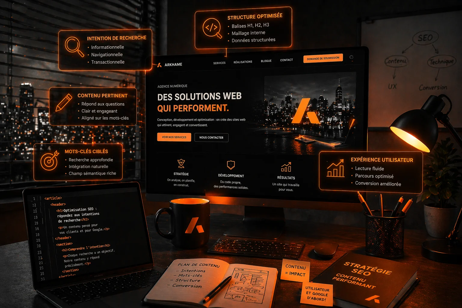 création site web professionnel