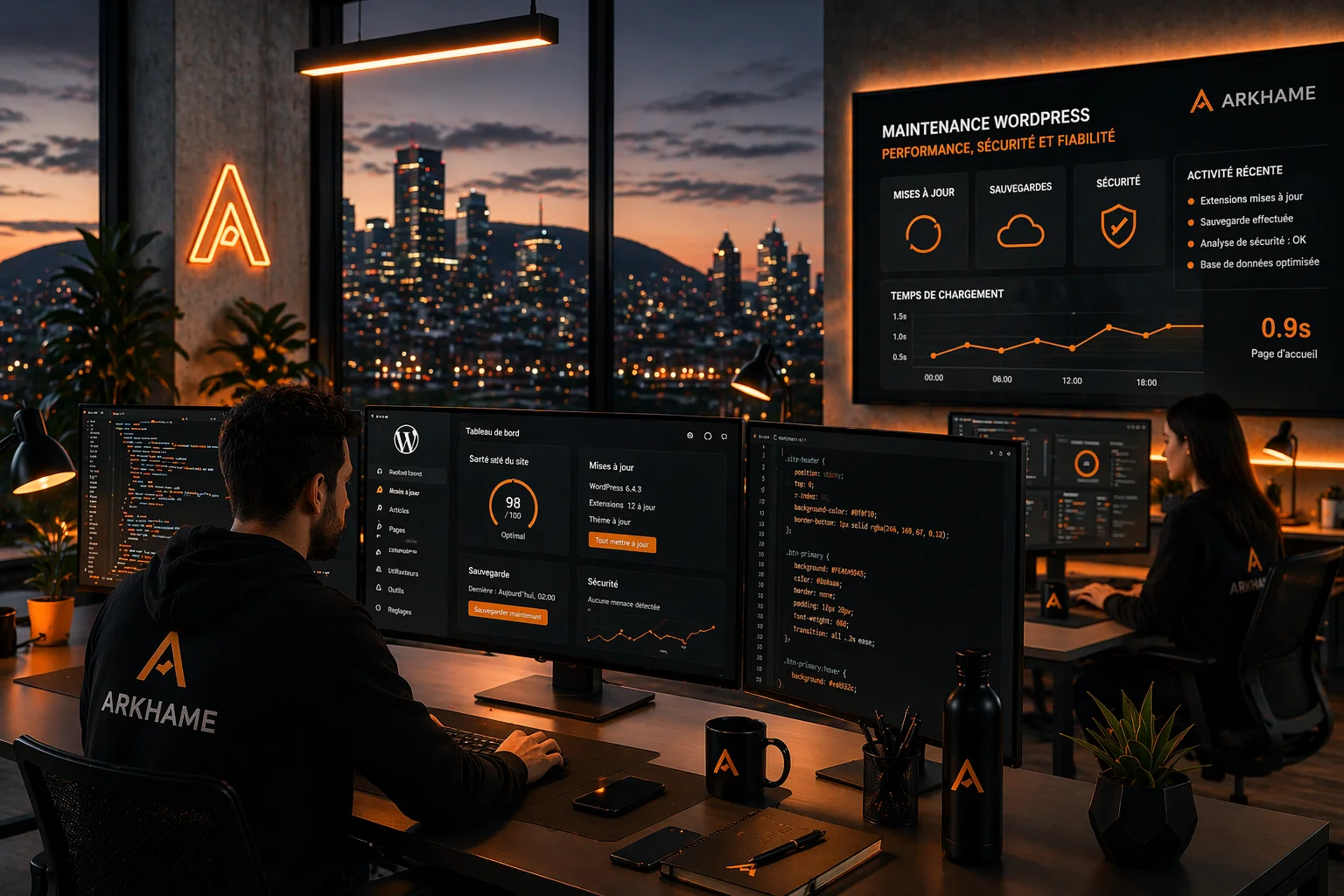 Un site web qui fonctionne en continu